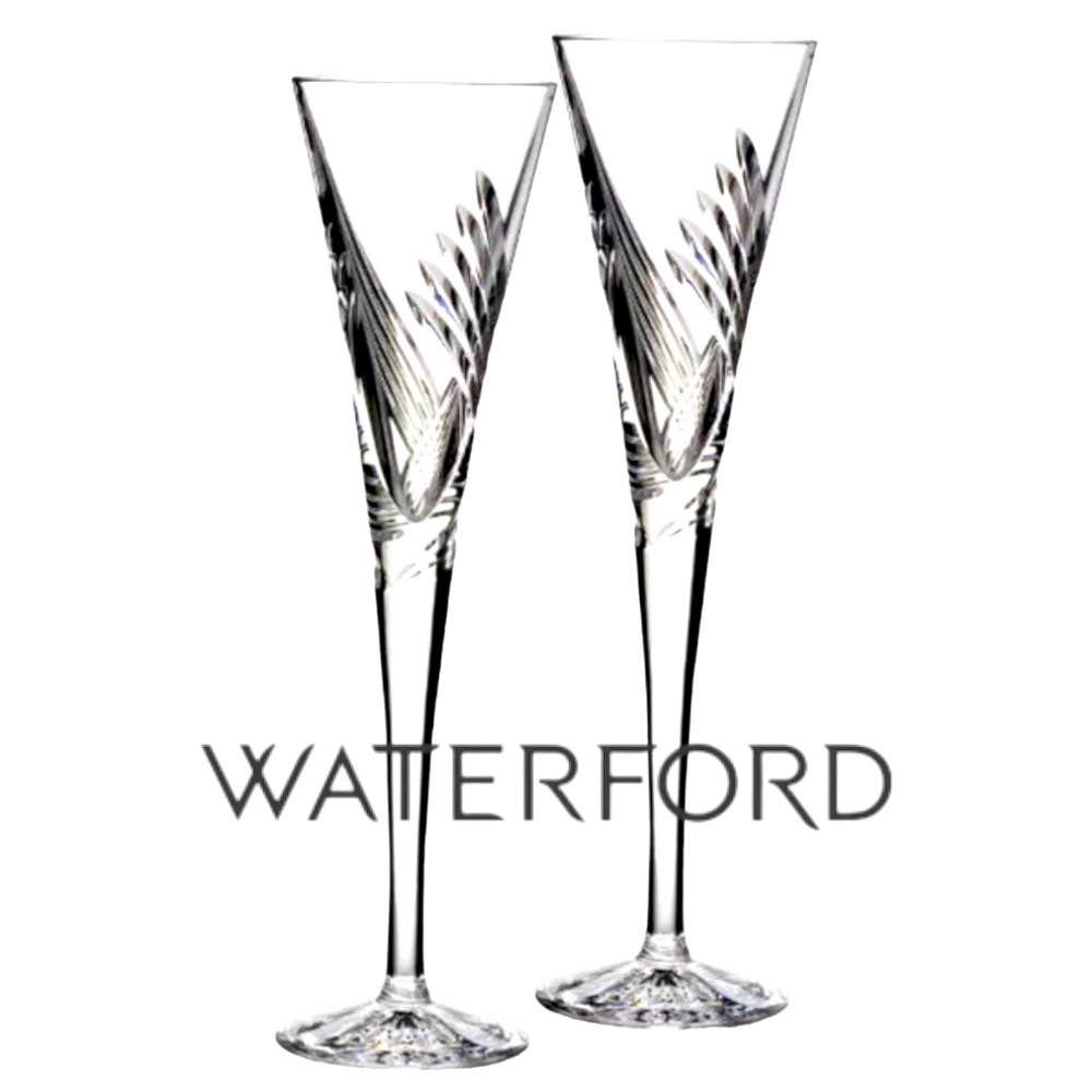 Waterford Crystal Wishes Beginnings Champagne Flute